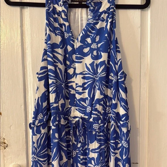 Caballero Collection Hollie Dress in Coastal Blue - Picture 4 of 6